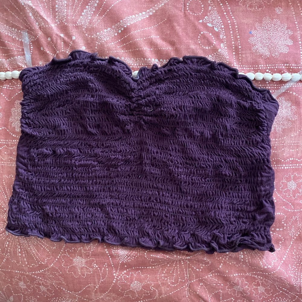 Purple tube top